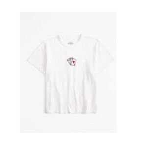 Abercrombie & Fitch Body Skimming Cards Graphic Tee